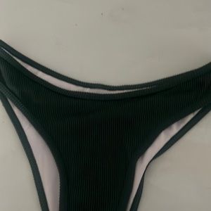 Dark green bikini bottoms